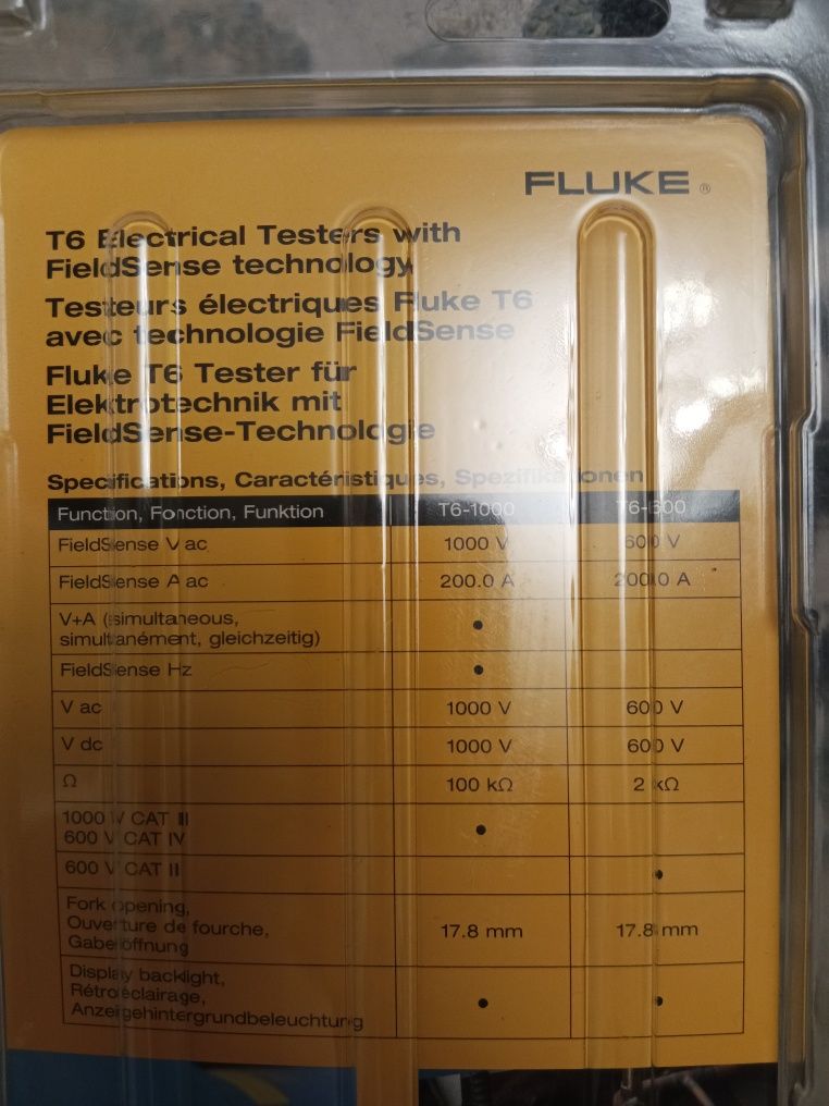 Nowy Fluke T6-1000.