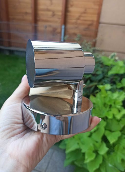 Reflektor Tekla chrom GU10 Inspire plus nowa żarówka