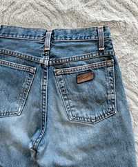 Vintage jeansy Wrangler spodnie z wysokim stanem proste high straight