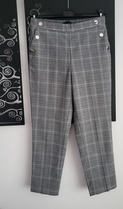 Mohito spodnie w kratę 38