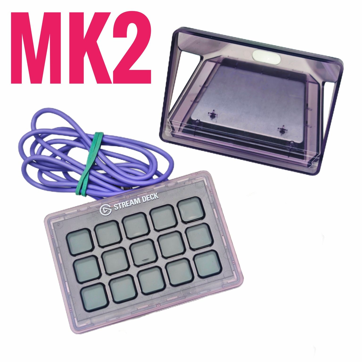 Unikat! ELGATO STREAM DECK MK2 Atomic Purple macropad macro pad