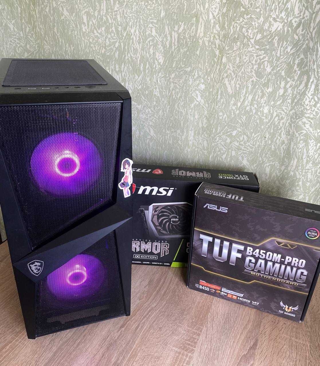 Компютер игровой ПК GTX 1660 ryzen 5 16 ОЗУ