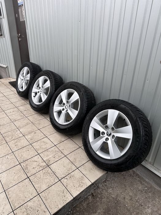 Диски легкосплавные титановые skoda superb volkswagen 5x112 16r