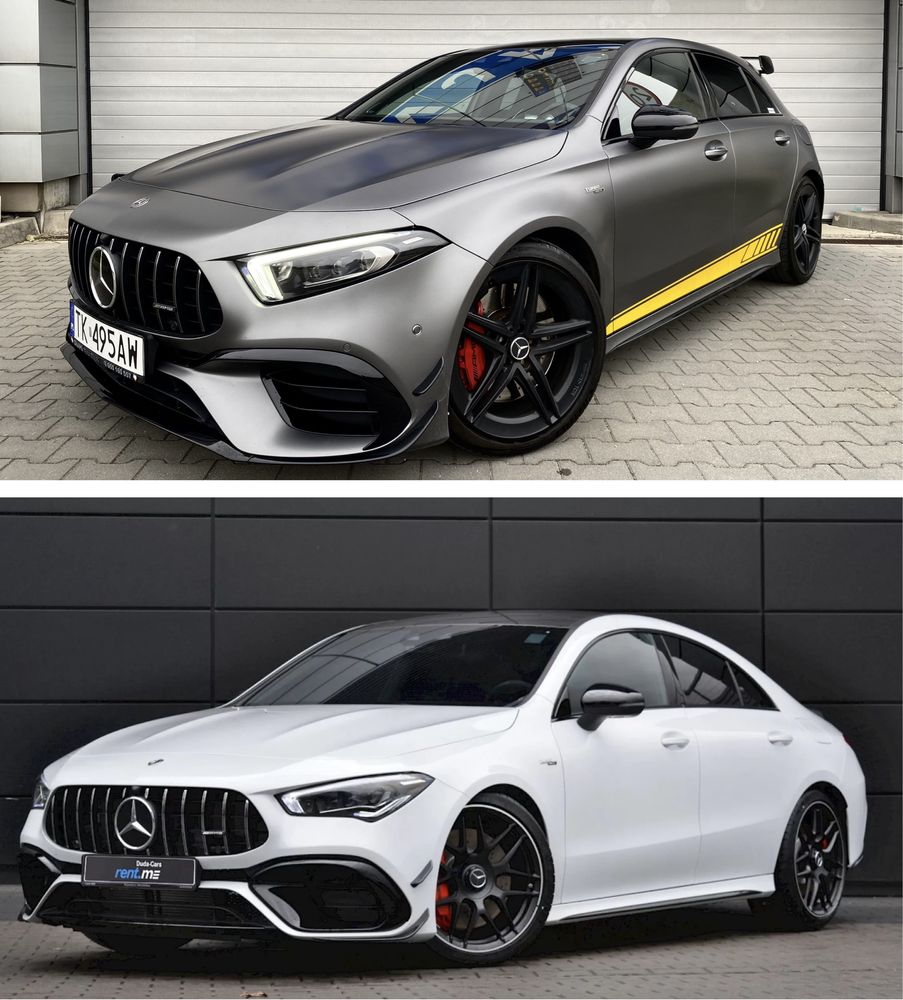 Wynajem Długoterminowy Audi RS3 S3 Mercedes A45s A45 Mustang