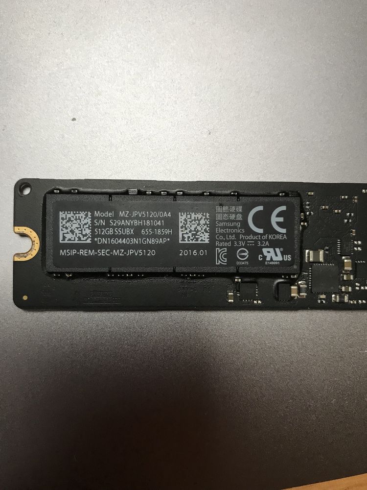 SSD ссд диск MacBook Pro Air a1398 a1425 a1502 a1369 a1466 a1465 a1370