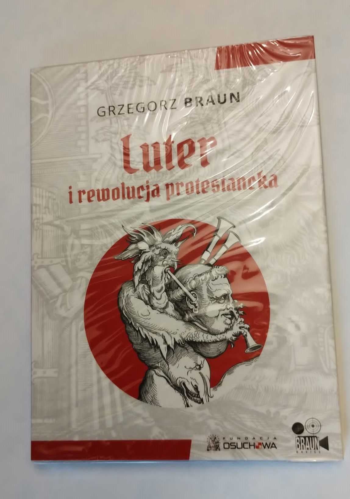 Luter i rewolucja protestancka, Grzegorz Braun, dvd,płyta NOWA w folii