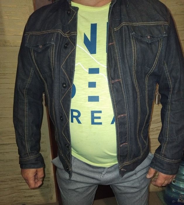 Піджак куртка джинсовий diesel XL заміри