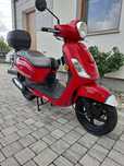 Skuter Sym Fiddle 50ccm 4t koła 12  vespa look kymco neos Transport
