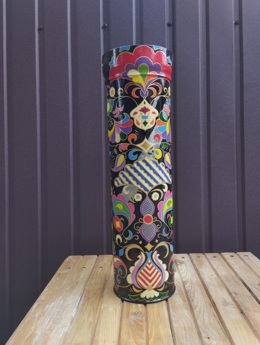 «Ексклюзивний розпис на тубусі від снаряду: ручна робота, орьнек»