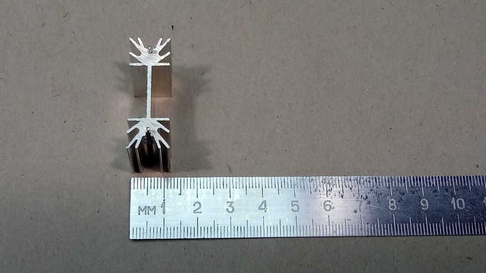 Радіатор алюмінієвий, під транзистори TO-220, TO3P.