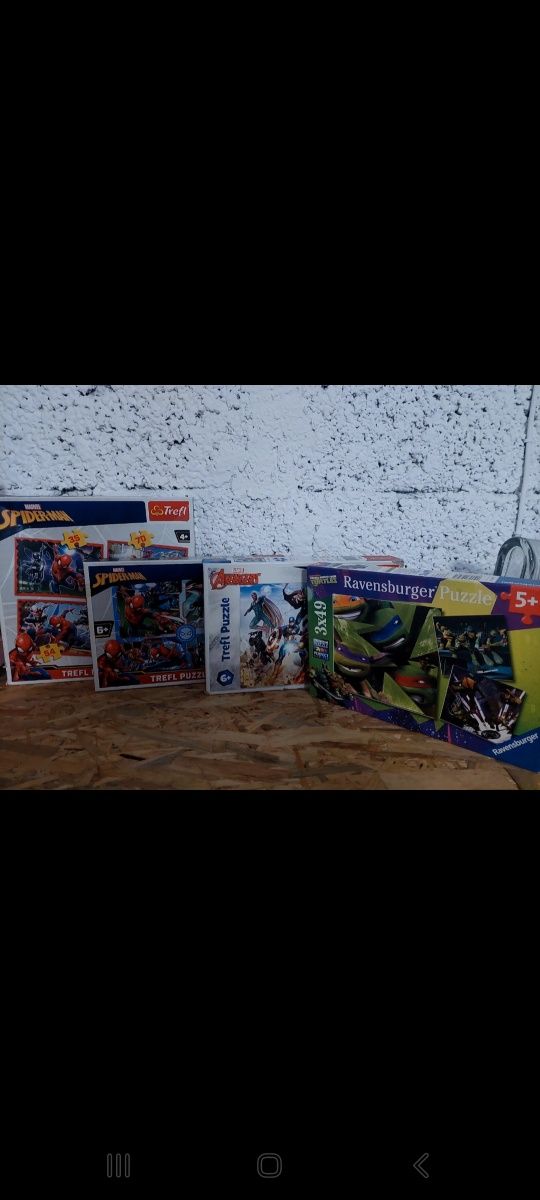 Puzzle Avengers Spiderman Żółwie Ninja