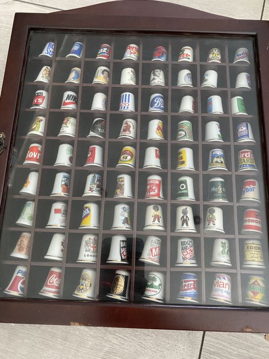 Zestaw naparstków kolekcjonerskich 72 szt