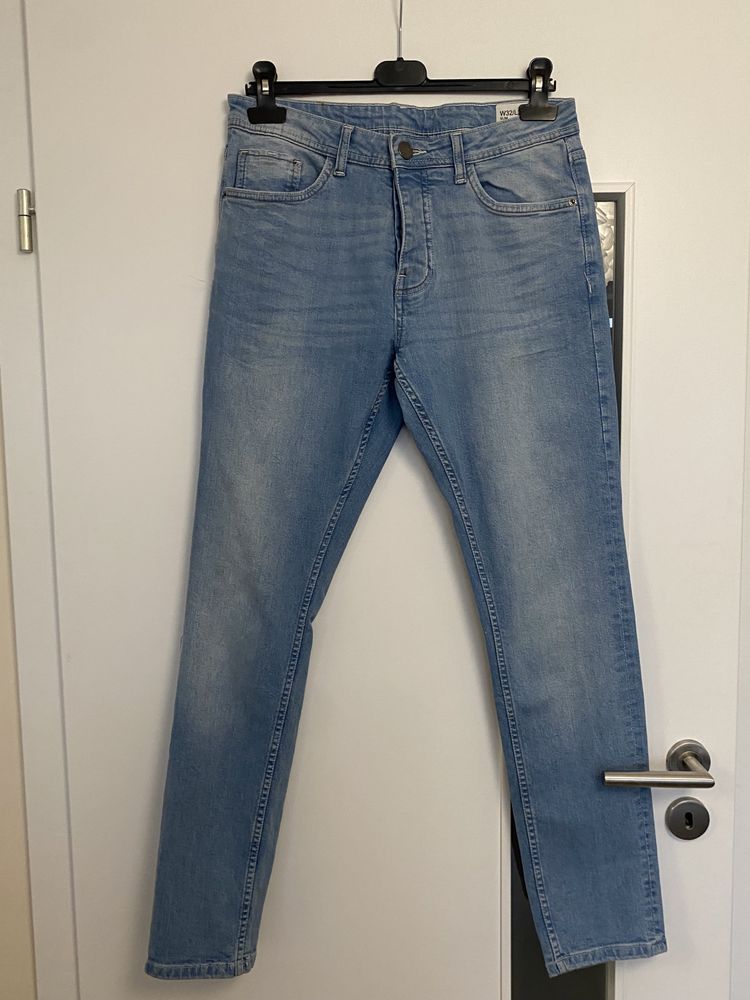Spodnie jeansy dżinsy niebieskie M/L