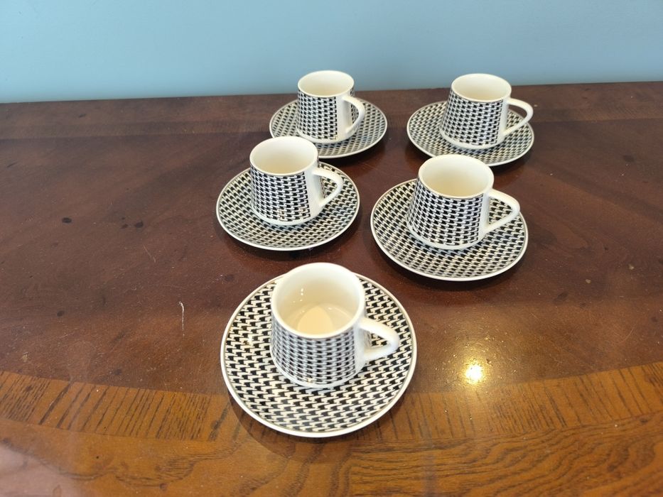 Piękny unikalny zestaw do kawy espresso 5 części