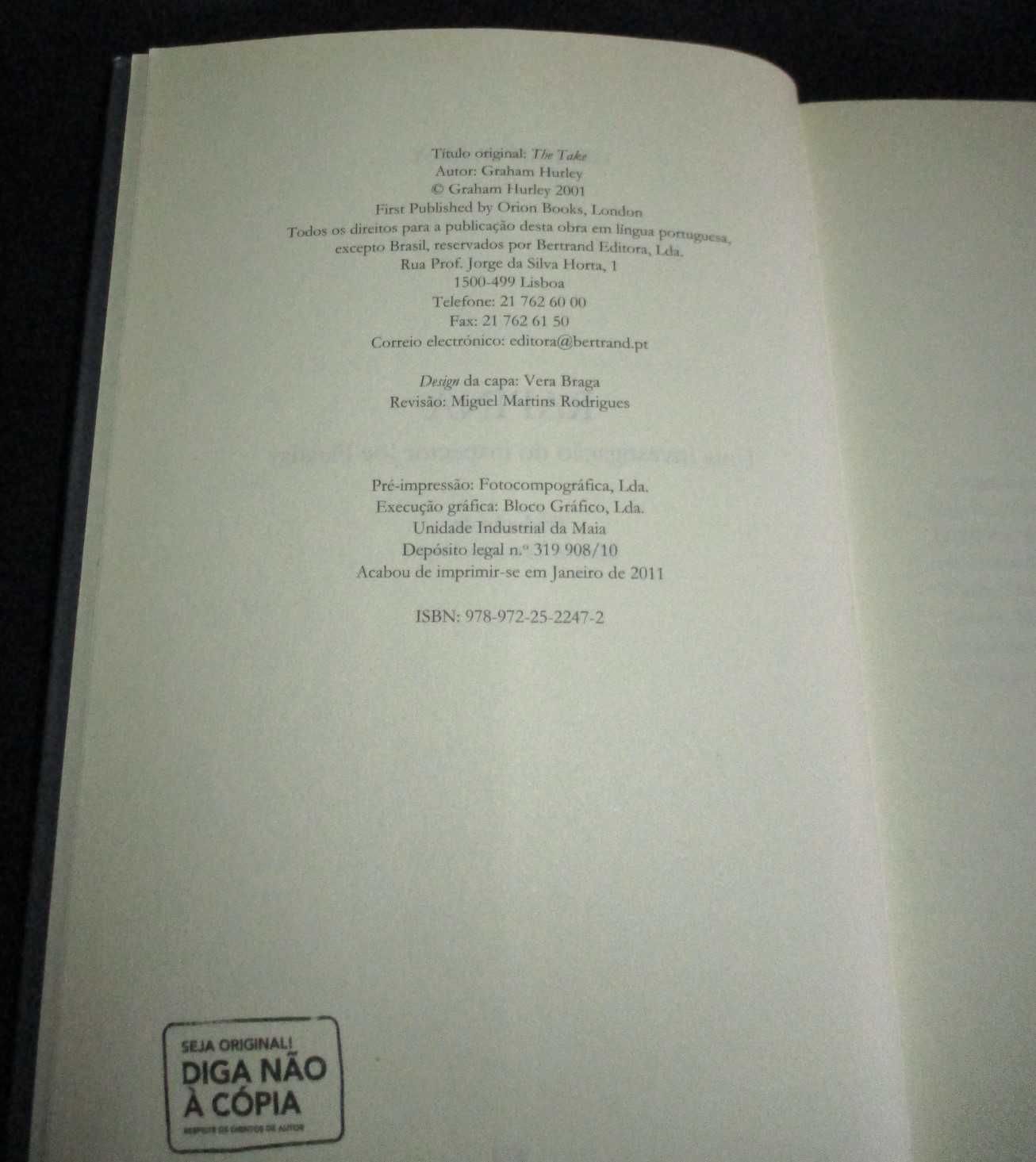 Livro Rapina Graham Hurley Bertrand