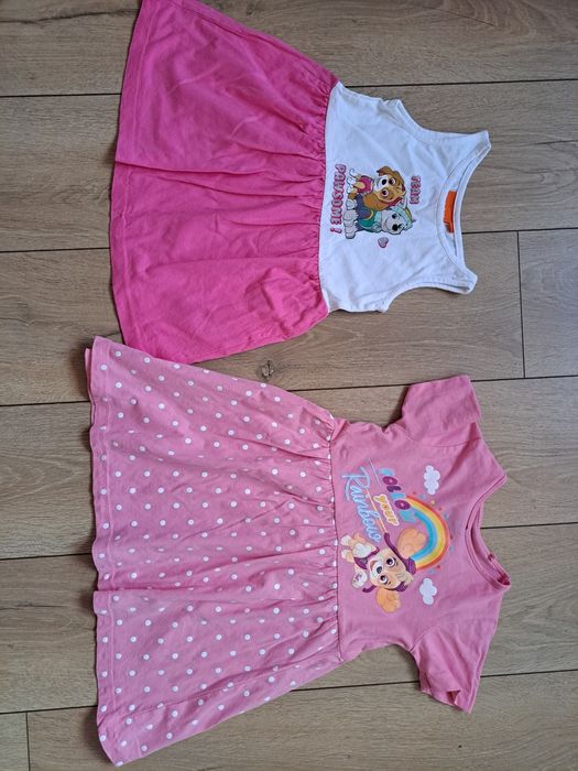 Sukienki psi patrol 2szt.