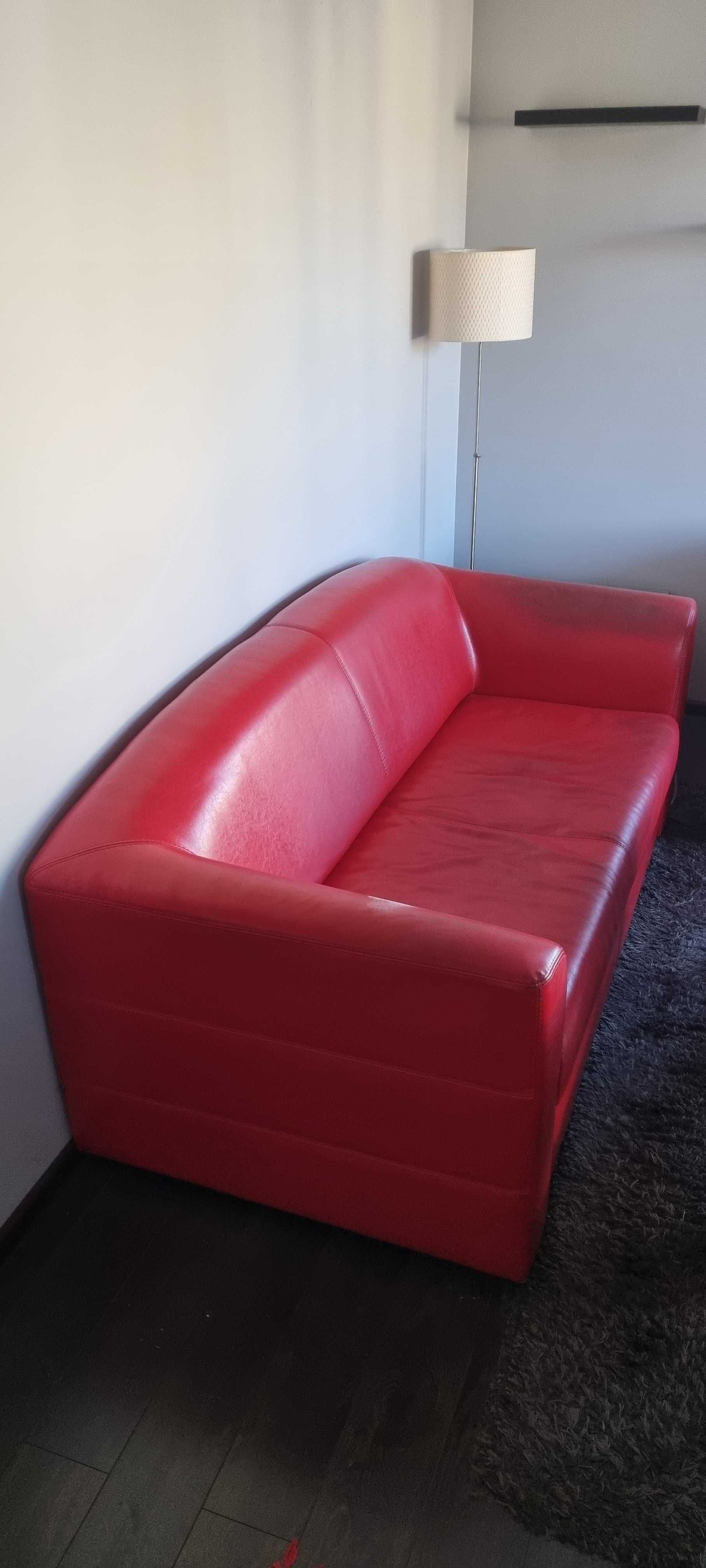 PROMOCJA tylko dziś! Używana skórzana sofa i fotel