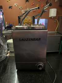Máquina dispensador  de chocolate quente para gelaríeis