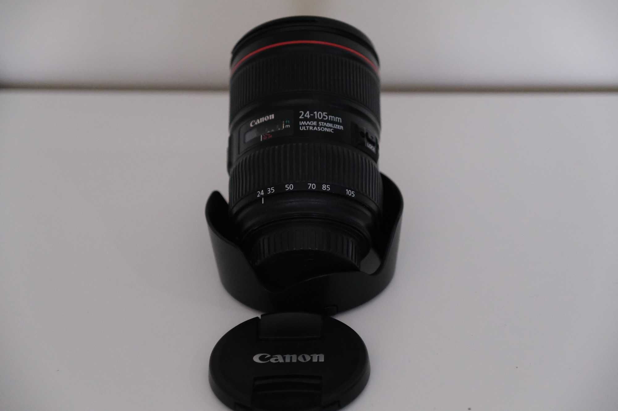 Lentes  canon 24-105,f.4,IS L,serie 1 e Serie 2 Estimadas,Limpas