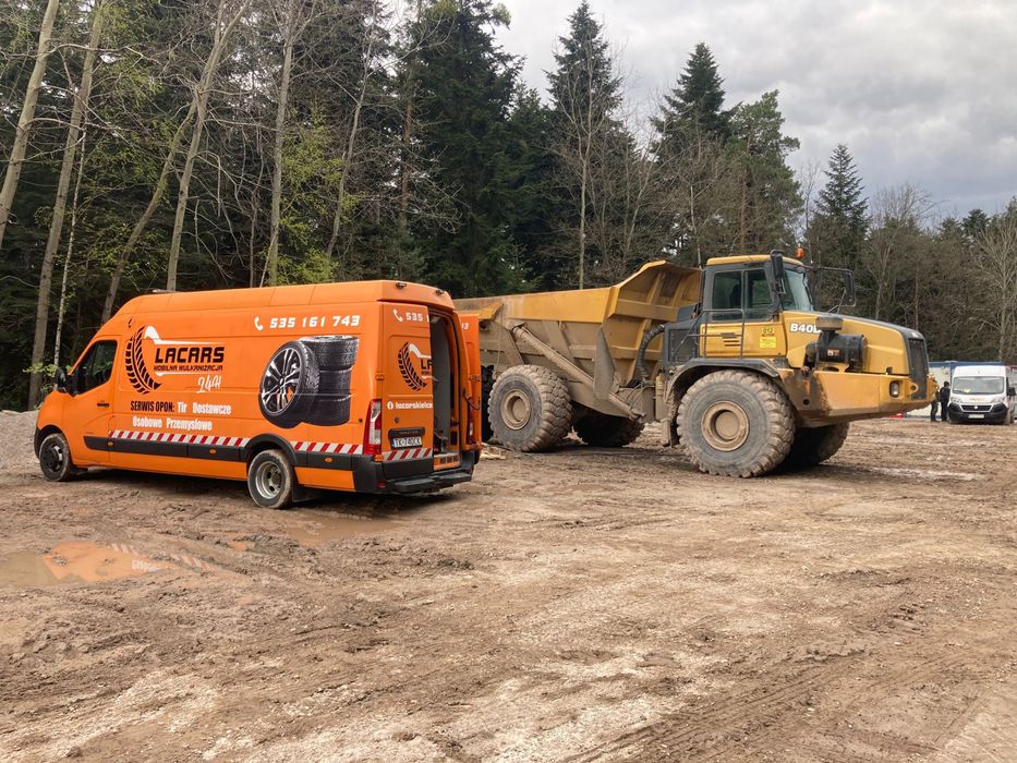 Mobilna wulkanizacja pomoc 24h osobowe, TIR, ciężarowe