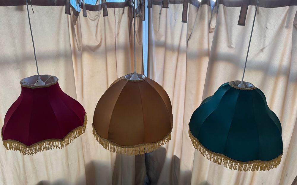 Люстра Абажур классика с бахромой