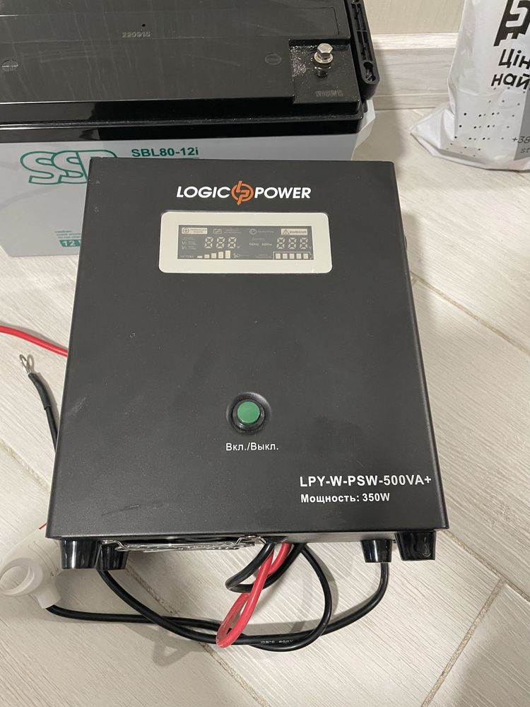 ДБЖ безперебійник з АКБ для котла LPY-W-PSW-500VA+