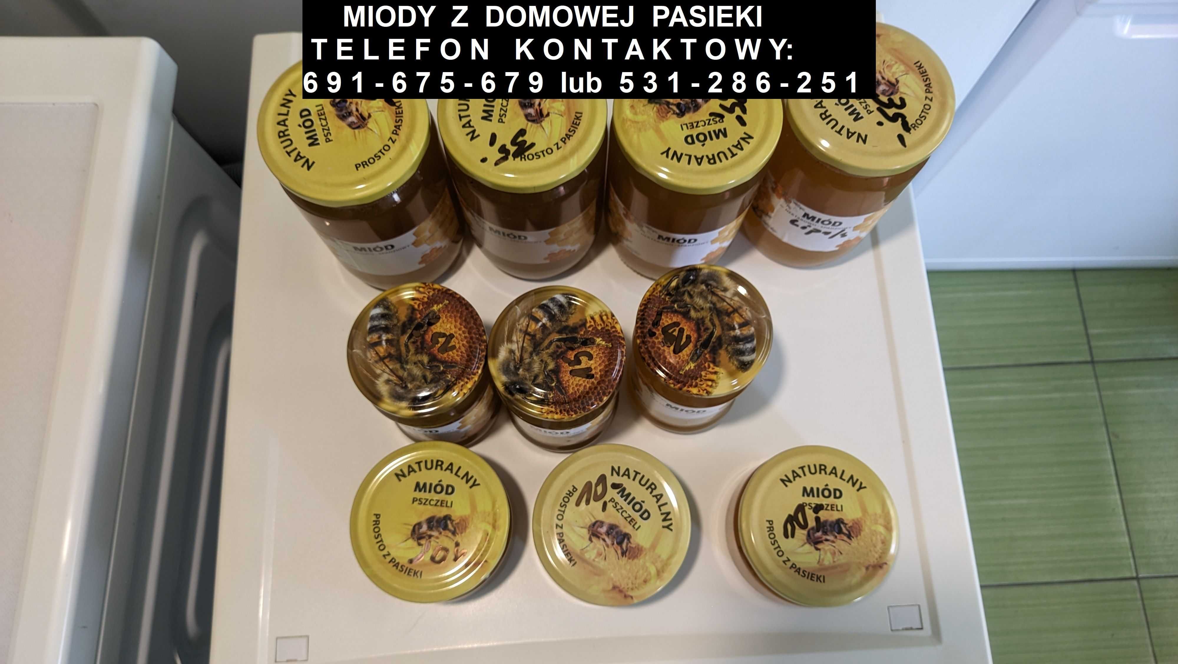 Miody z domowej pasieki