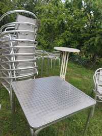 Mesas e cadeiras esplanada alumínio