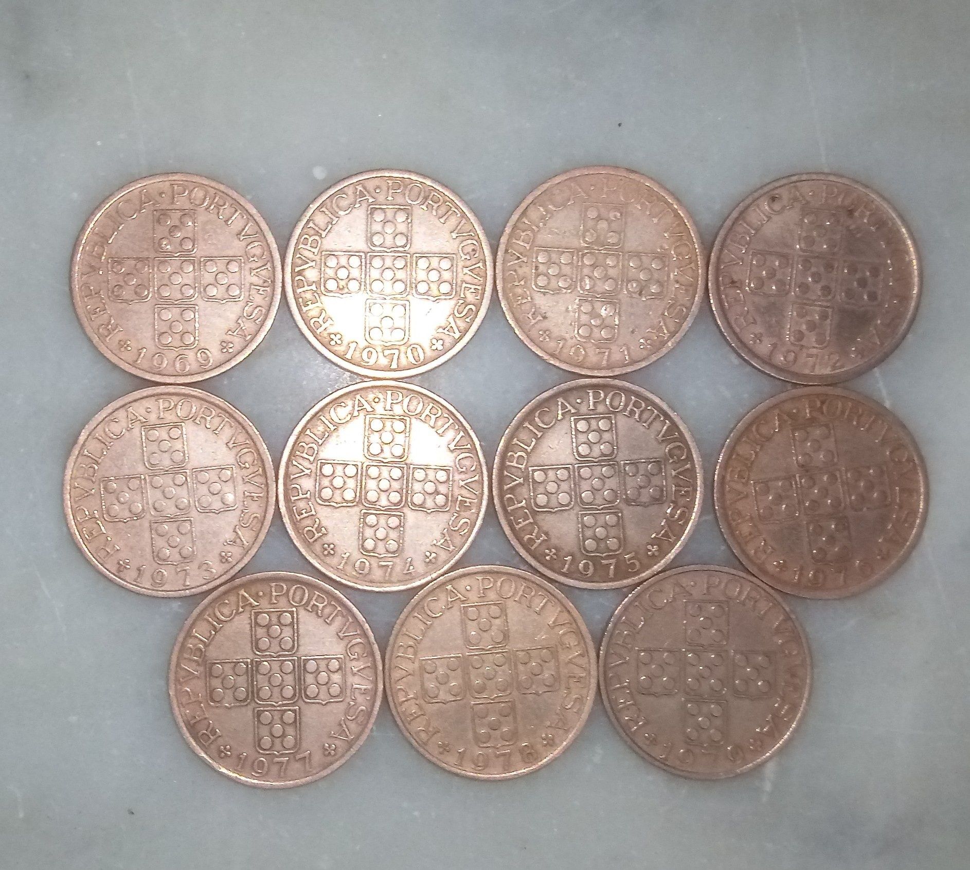 Coleção completa de 50 centavos