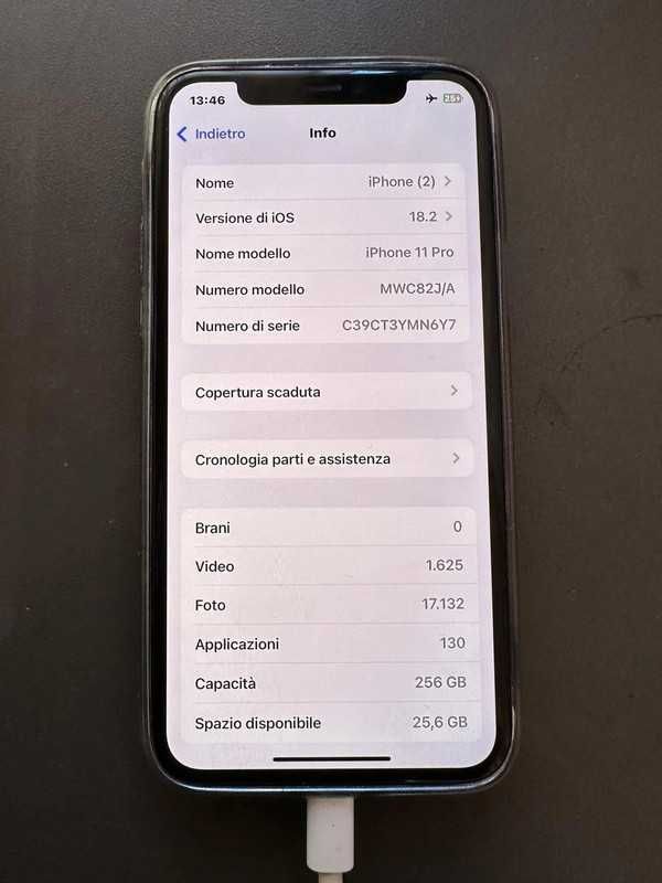 Iphone 11Pro 256gb.  Bateria 73%.