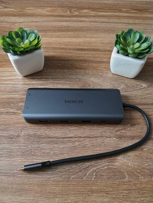 Док-станція Mokin 13-in-1 | USB-хаб, кард-рідер, концентратор