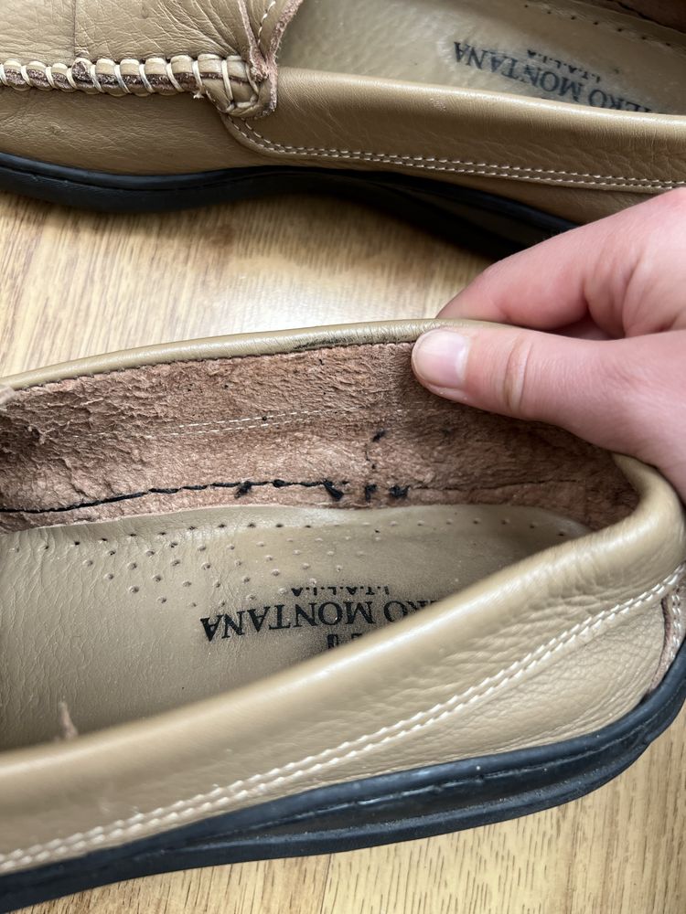 Buty półbuty skórzane mokasyny