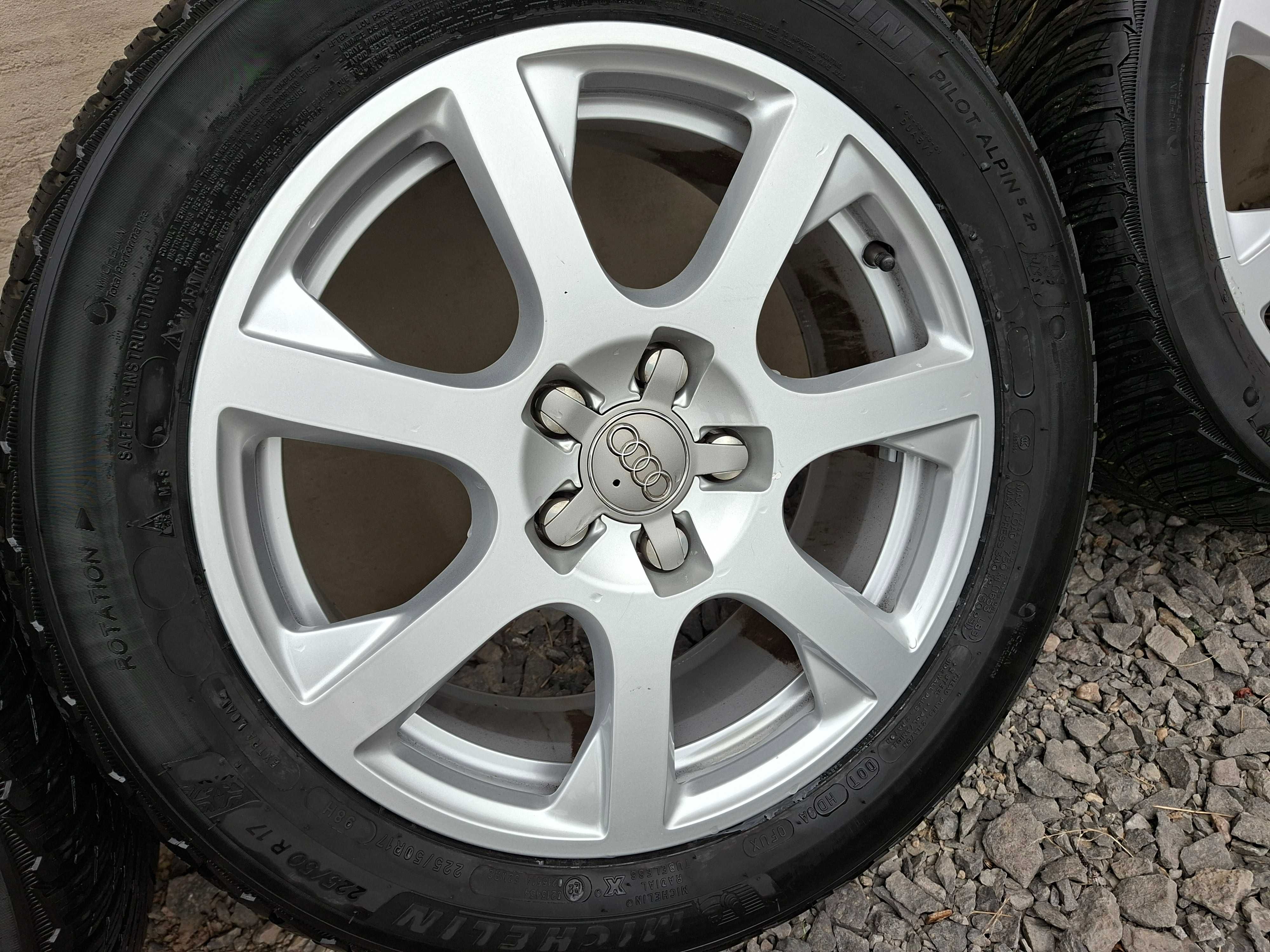 [K48] Koła ZIMOWE,ALUFELGI 17'' 5x112 ORYGINAŁ AUDI A4 B7,B8,B9,A6 C6.
