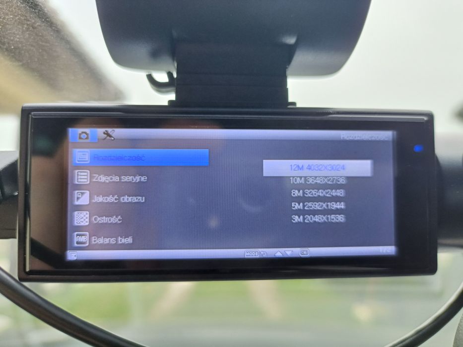 Wideorejestrator fullhd 2 kamery ir duży wyświetlacz pl