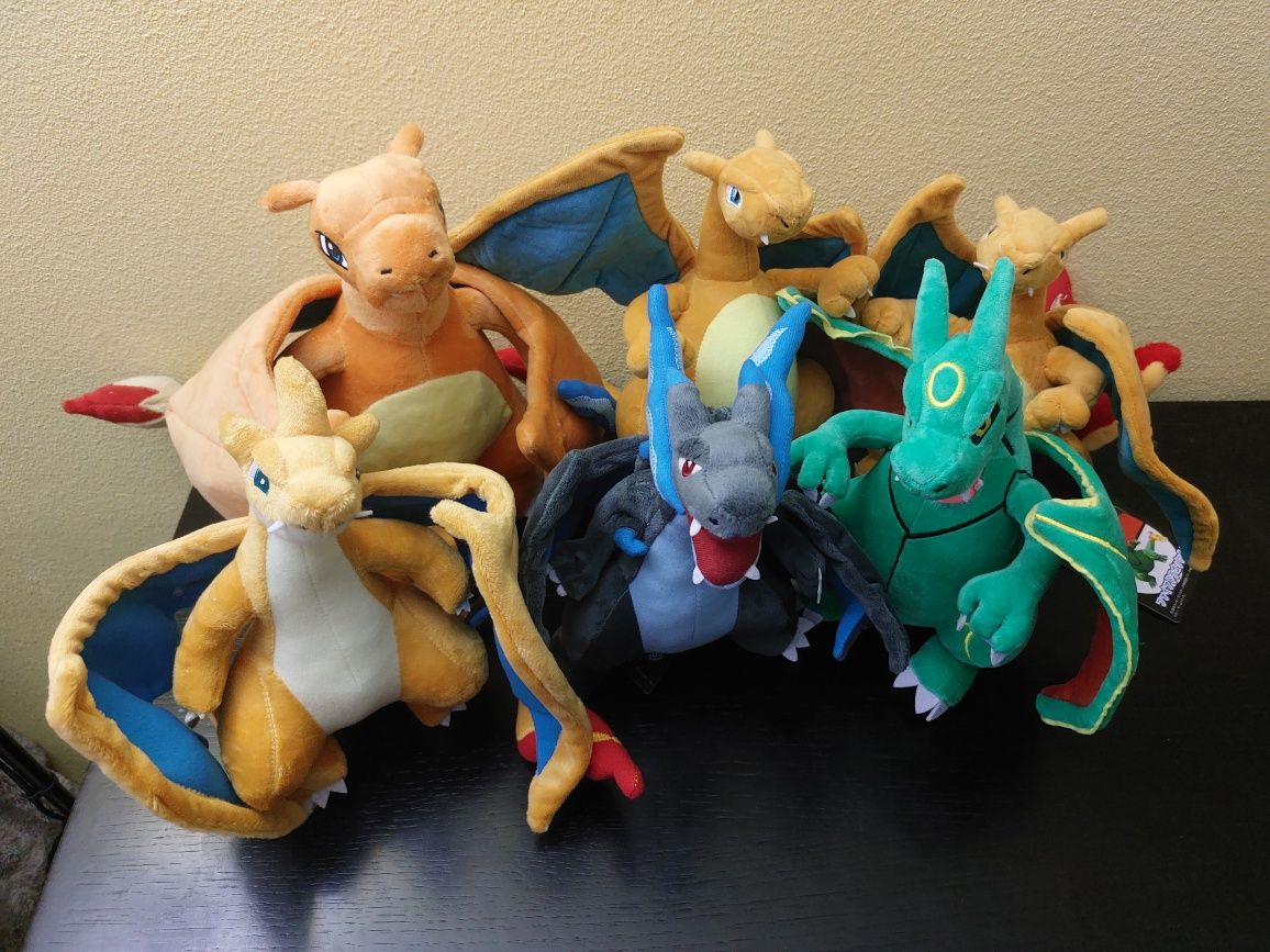 Peluches Pokémon Charizards NOVOS