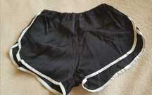 Spodenki sportowe retro czarne S/36