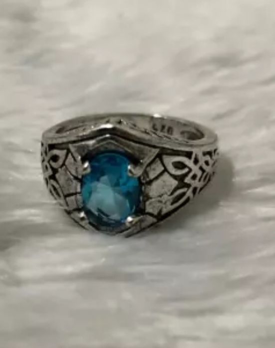 Anel pedra da lua de corte oval do vintage Novo