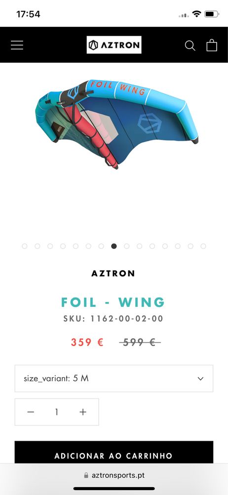 AZTRON WING 5 metros