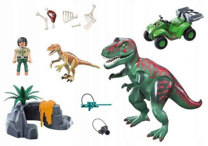 Figurki Playmobil Atak T-Rex 70632, Nowe, paragon