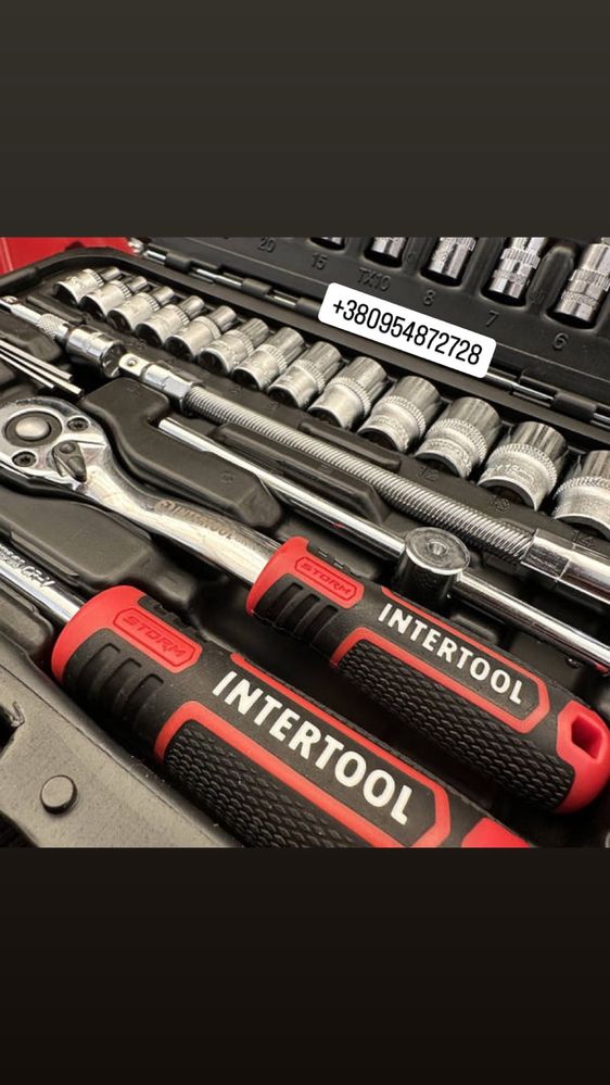 Набір інструментів на 46 од. INTERTOOL ET-8046 серія STORM