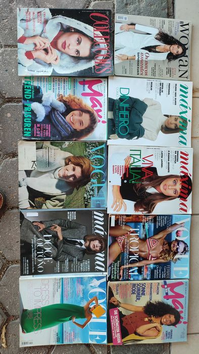 Lote 25 Revistas de moda diversas