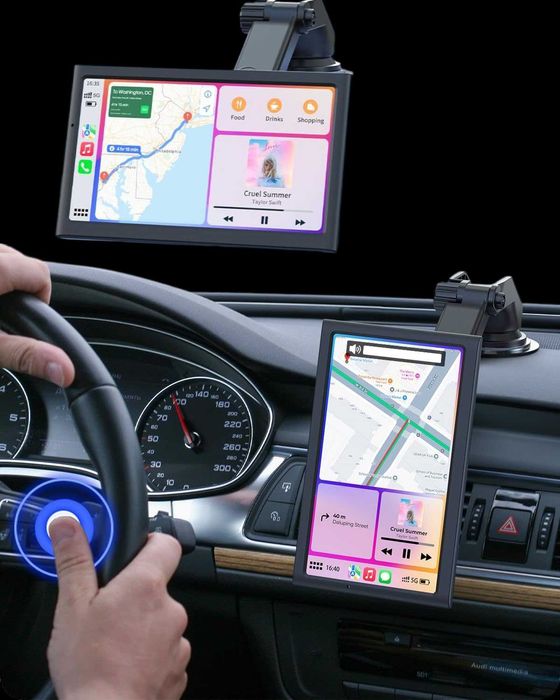 Przenośny Ekran Samochodowy Nowy CarPlay Prezent dla Niego Ekran