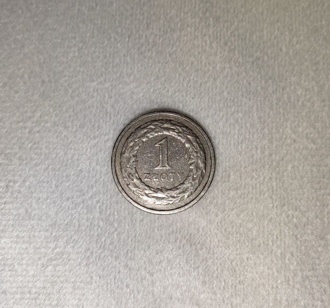 Moneta 1 złoty jednozłotówka z 1990 roku