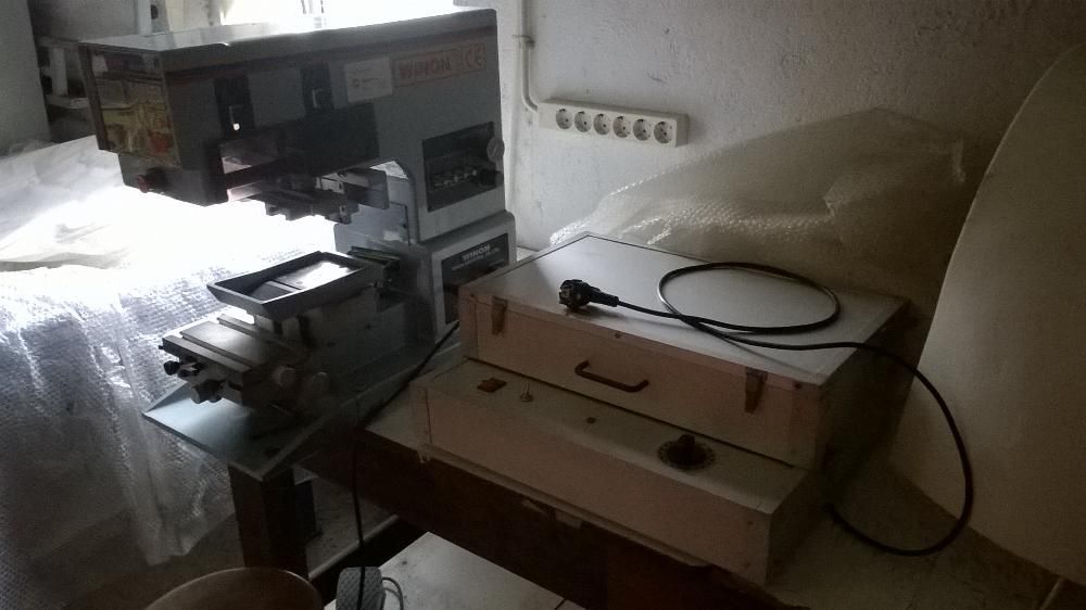 Máquina imprime brindes Esferográfica; Isqueiros - Redução Preço