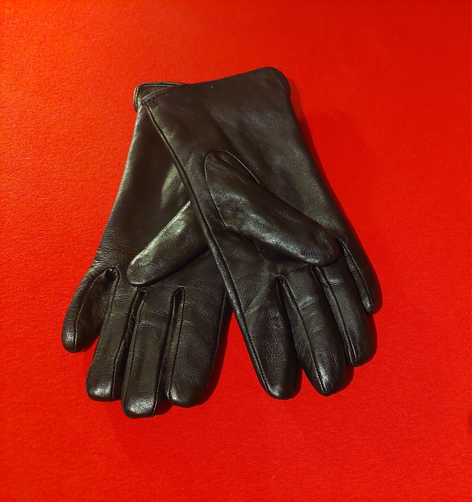 Nowe skórzane rękawiczki Vikers / ocieplane /mięciutkie