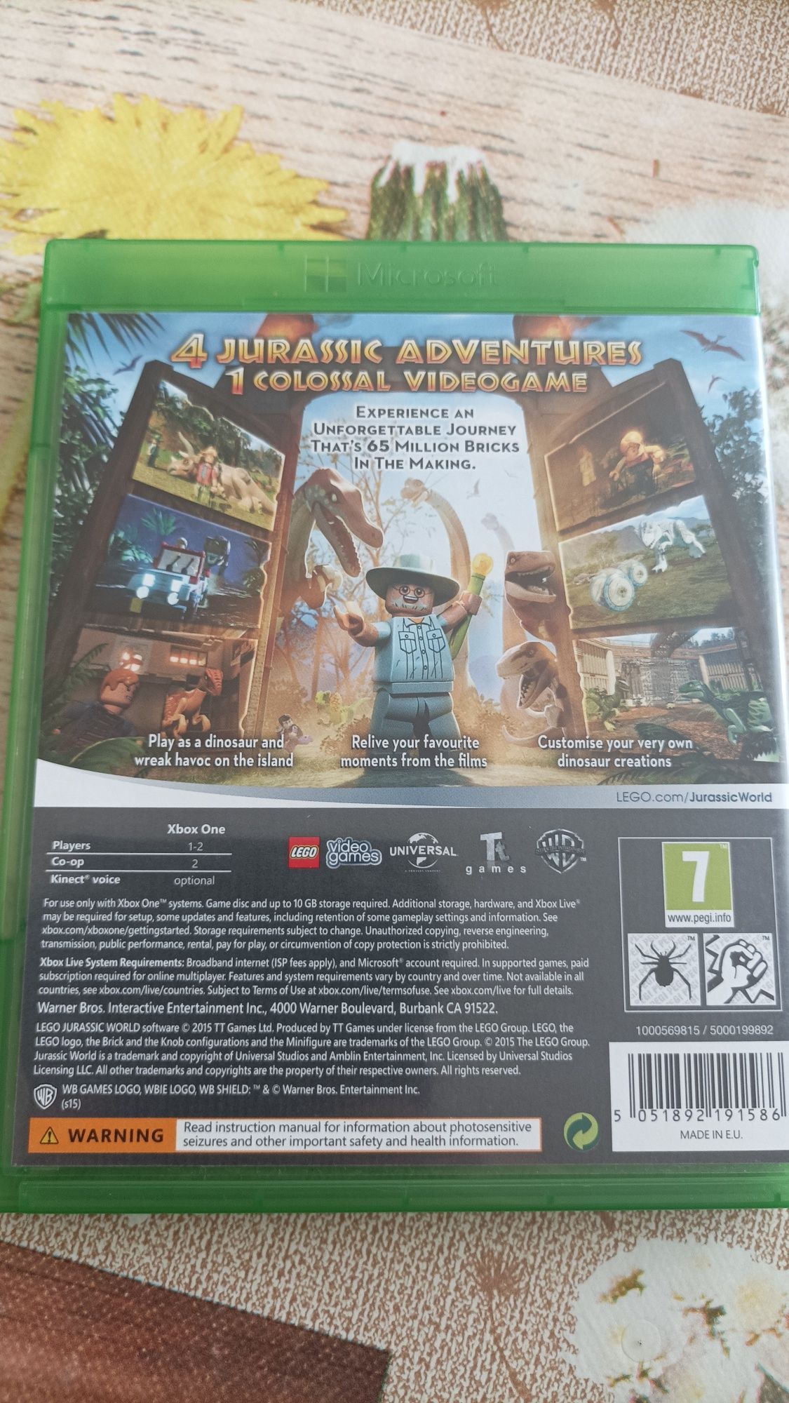 Gra na Xbox one LEGO Jurassic World ENG
