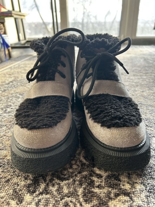 Зимові ботінки натуральна замша