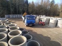 ЖБ кольца бетонні кільця Крышки копка септиков канализации Доставка