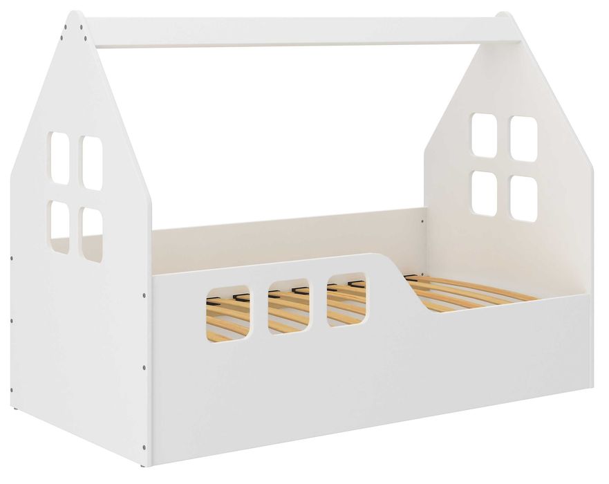 Łóżko dziecięce DOMEK 160x80 + materac + pokrowiec