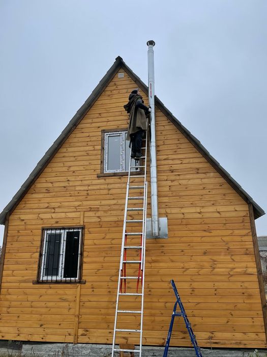 Монтаж димоходу, Димоход, дымоход, трубы нержавеющие, труби.